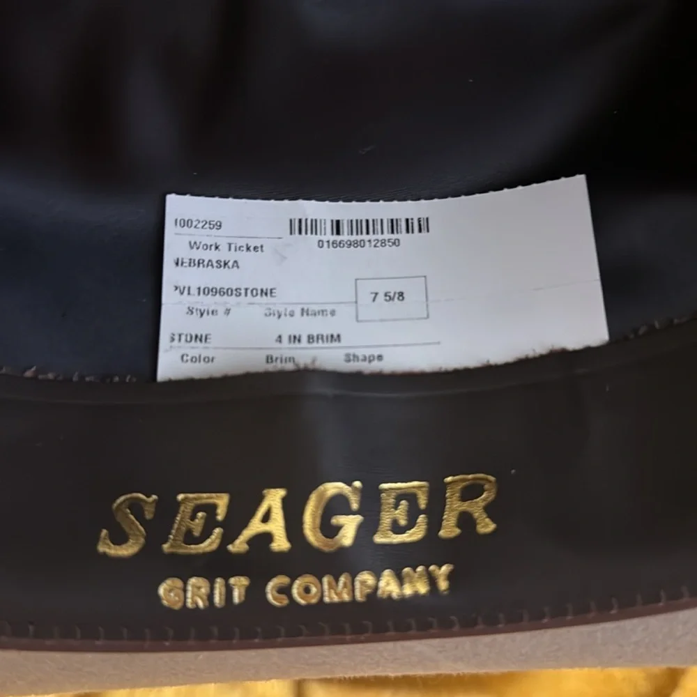 Nebraska Huskers Cowboy Hat with Logo size 7 5/8 - Picture 5 of 8